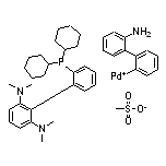 Methanesulfonato(2-dicyclohexylphosphino-2’,6’-bis(dimethylamino)-1,1’-biphenyl)(2’-amino-1,1’-biphenyl-2-yl)palladium(II)