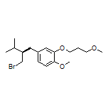 (R)-4-[2-(Bromomethyl)-3-methylbutyl]-2-(3-methoxypropoxy)anisole