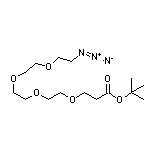 tert-Butyl 1-Azido-3,6,9,12-tetraoxapentadecan-15-oate