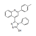 4-Phenyl-5-[2-(p-tolyl)-4-quinolyl]-4H-1,2,4-triazole-3-thiol