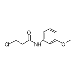 3-chloro-N-(3-methoxyphenyl)propanamide