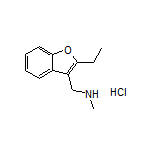 1-(2-Ethylbenzofuran-3-yl)-N-methylmethanamine Hydrochloride
