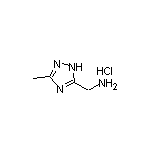(3-Methyl-1H-1,2,4-triazol-5-yl)methanamine Hydrochloride