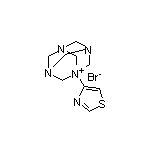 1-(4-Thiazolyl)-1,3,5,7-tetraazaadamantan-1-ium Bromide