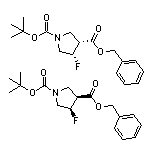 cis-3-Cbz-1-Boc-4-fluoropyrrolidine