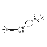 1-Boc-4-[4-[(trimethylsilyl)ethynyl]-1-pyrazolyl]piperidine