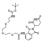 2-[2-[2-[2-(Boc-amino)ethoxy]ethoxy]ethoxy]-N-[2-(2,6-dioxo-3-piperidyl)-1,3-dioxo-4-isoindolinyl]acetamide