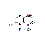 6-Amino-3-chloro-2-fluorophenylboronic Acid